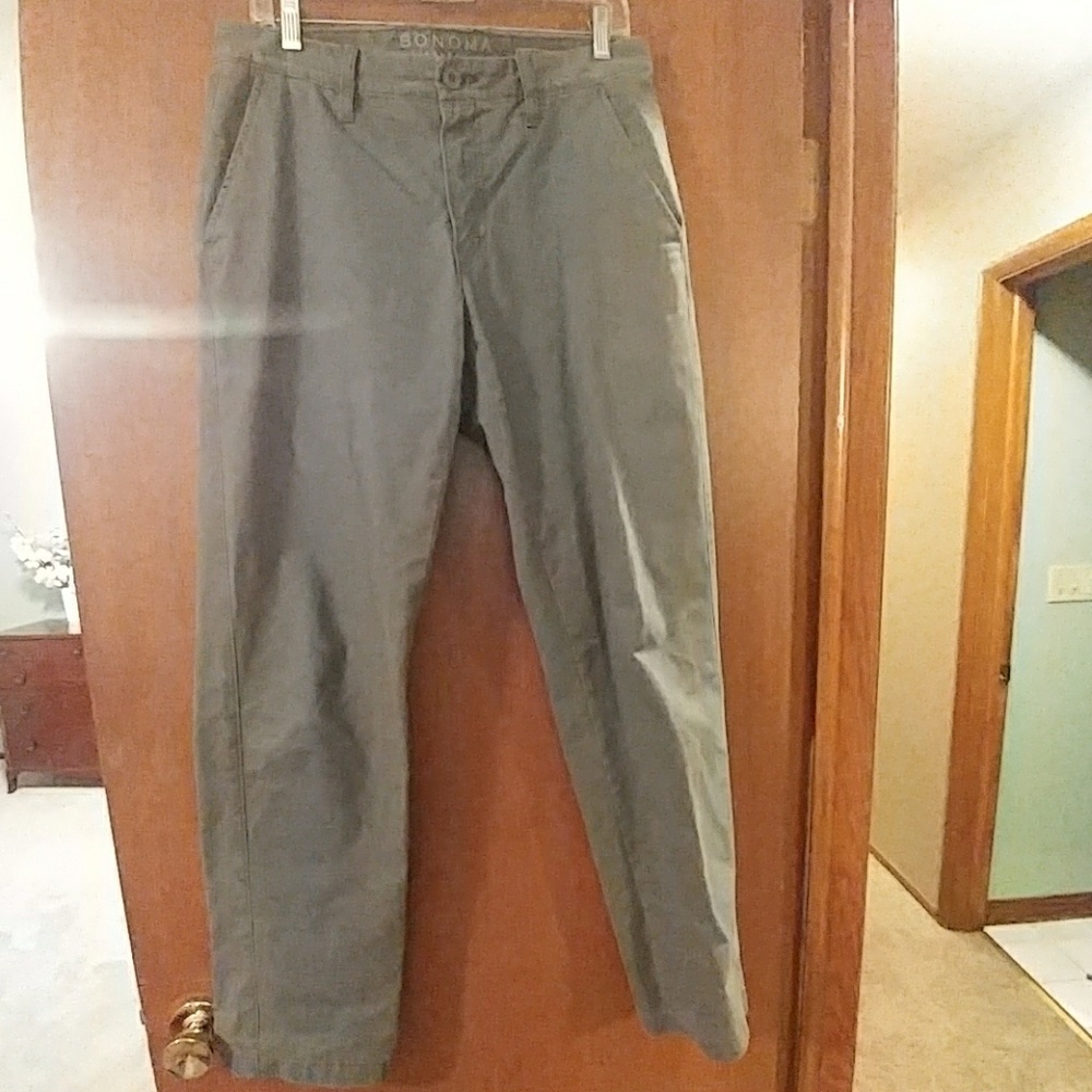Men's Flat Front Pants